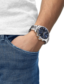 Simulation of the watch Tissot Chrono XL Classic on a wrist