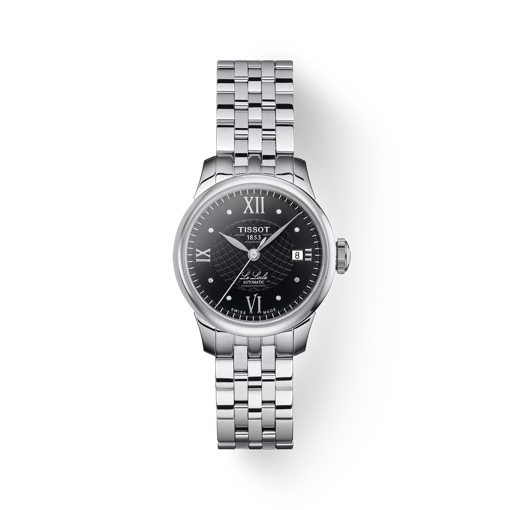 Front view of the watch Tissot Le Locle  Automatic  Lady with shadow