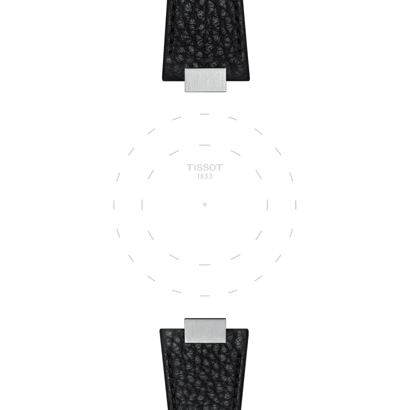 Official Tissot Strap | T852049990 | Black Leather | Tissot