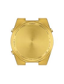 Back view of the watch case Tissot PRX Digital