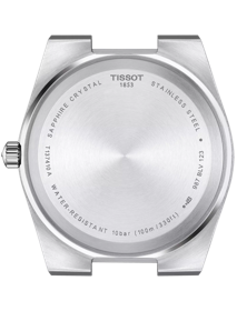 Back view of the watch case Tissot PRX 40mm