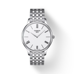 Vue de face de la montre Tissot Tradition 5.5 avec ombre