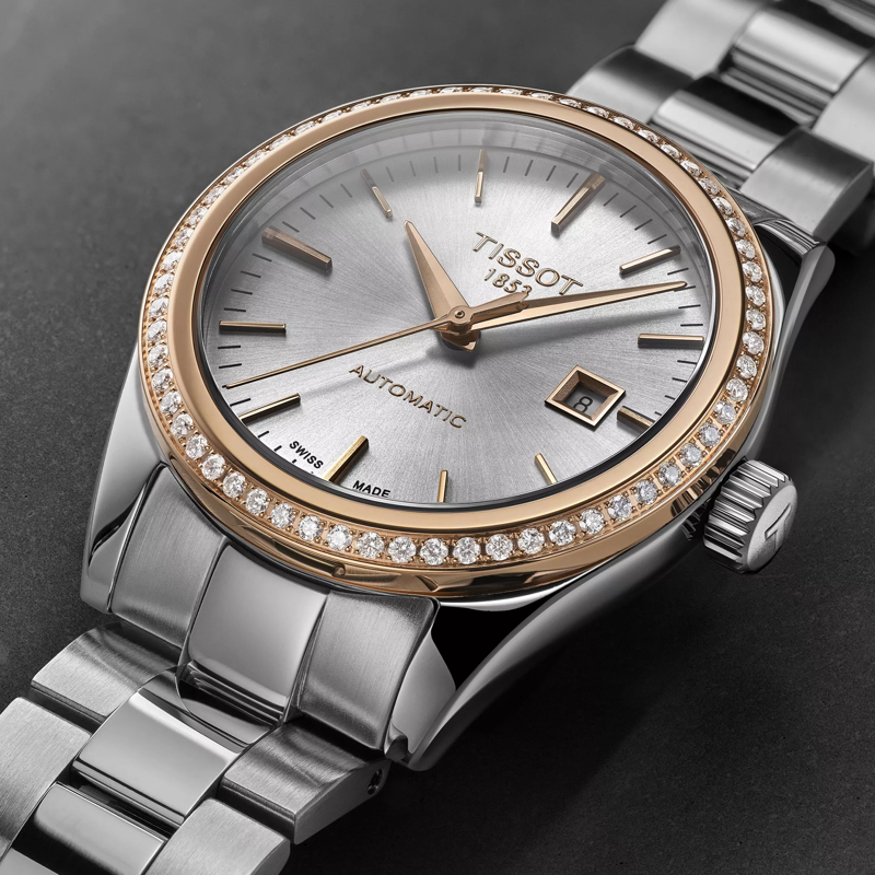 Tissot T-My Lady Automatic 18K Gold bezel