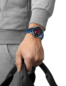 Simulation of the watch Tissot T-Touch Connect Sport on a wrist