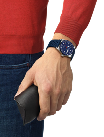Simulation of the watch Tissot PR516 Powermatic 80 on a wrist