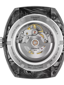 Back view of the watch case Tissot Sideral S Powermatic 80