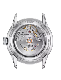 Back view of the watch case Tissot 杜魯爾系列自動款34mm