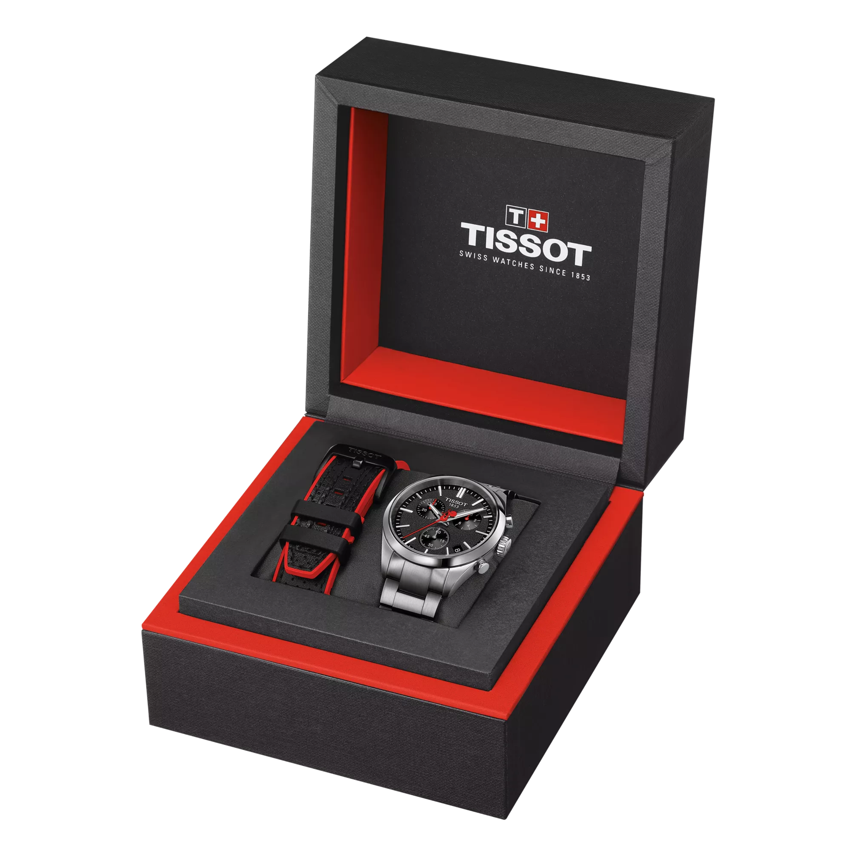 Presentation box of the watch Tissot PR 100 Vuelta