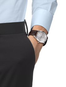 Simulation of the watch Tissot ジェントルマン on a wrist
