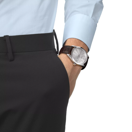 Simulation of the watch Tissot ジェントルマン on a wrist
