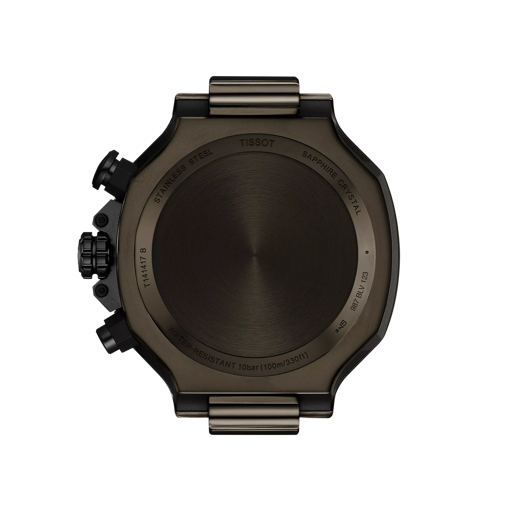 Back view of the watch case Tissot T-Race Quartz Chronograph