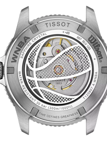 Back view of the watch case Tissot 海星 WNBA Wilson 三方聯名款腕錶