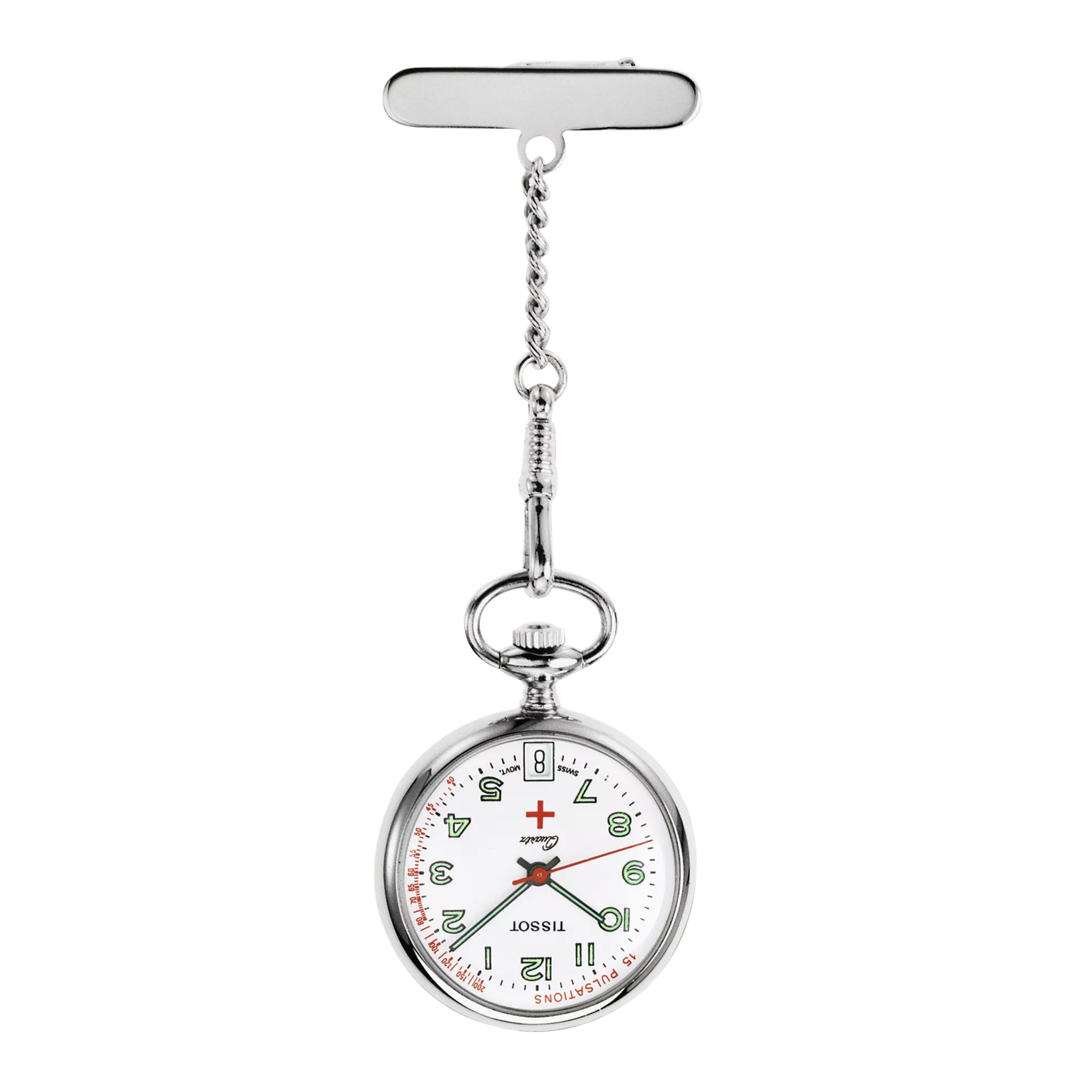 Front view of the watch Tissot Pendants