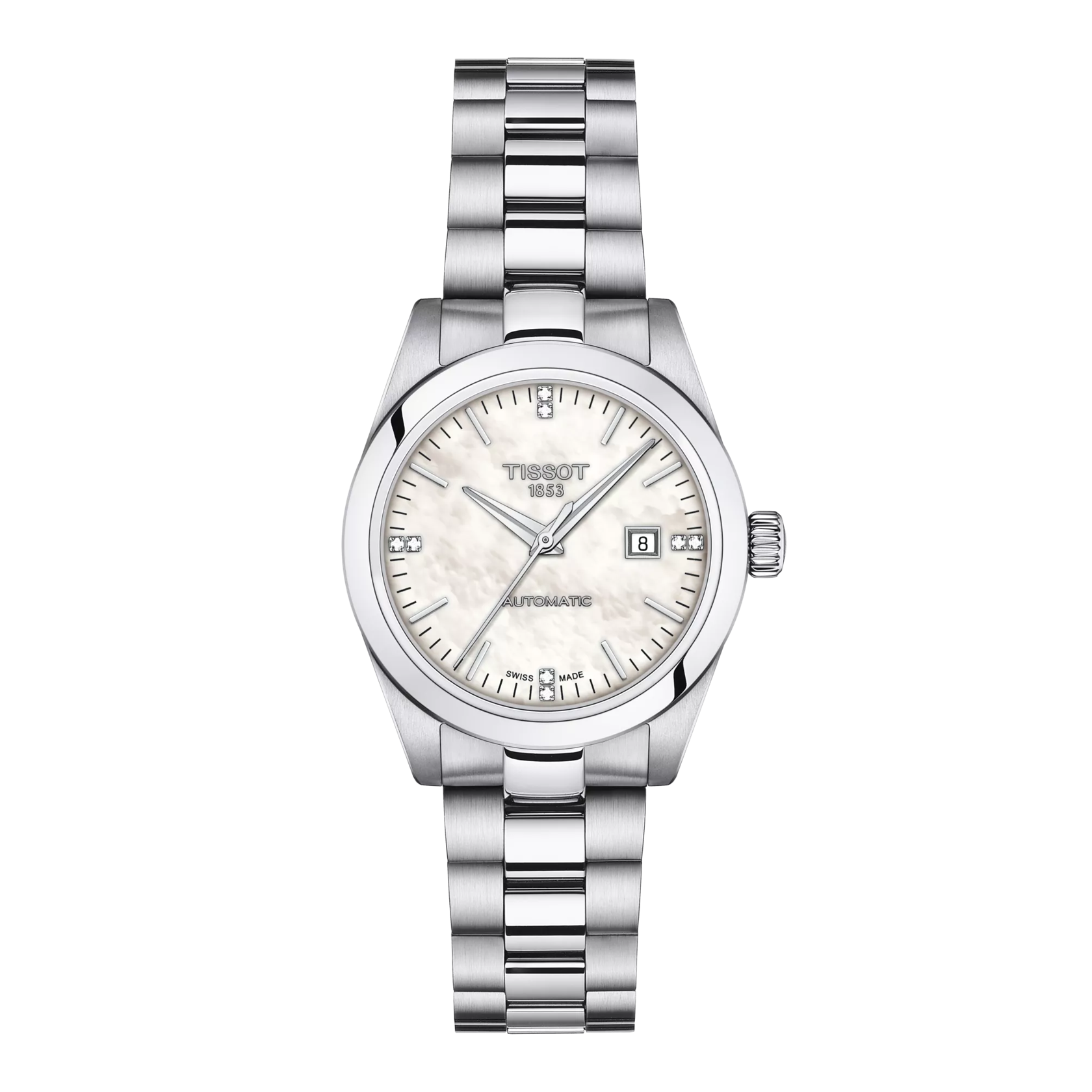 Front view of the watch Tissot T-My Lady Automatic
