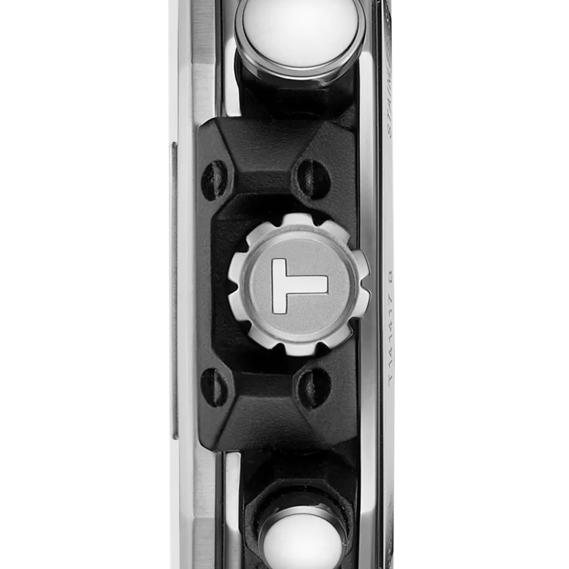 Profile view of the watch case Tissot T-Race Chronograph