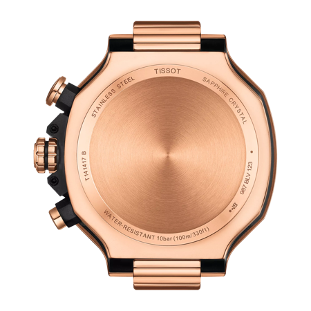 Back view of the watch case Tissot T-Race Chronograph