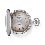 Vista frontal del reloj Tissot Savonnette con sombra