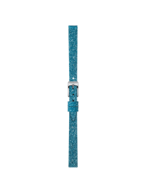 Front view of Niebieski syntetyczny pasek Tissot - 9 mm