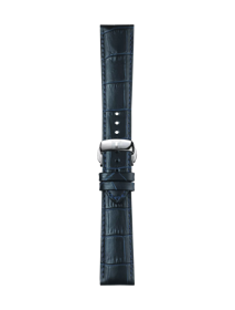 TISSOT ブルー レザーストラップ 21mmの正面図