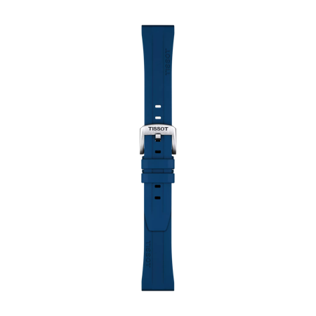 Tissot Official Blue Rubber Strap 20 mm