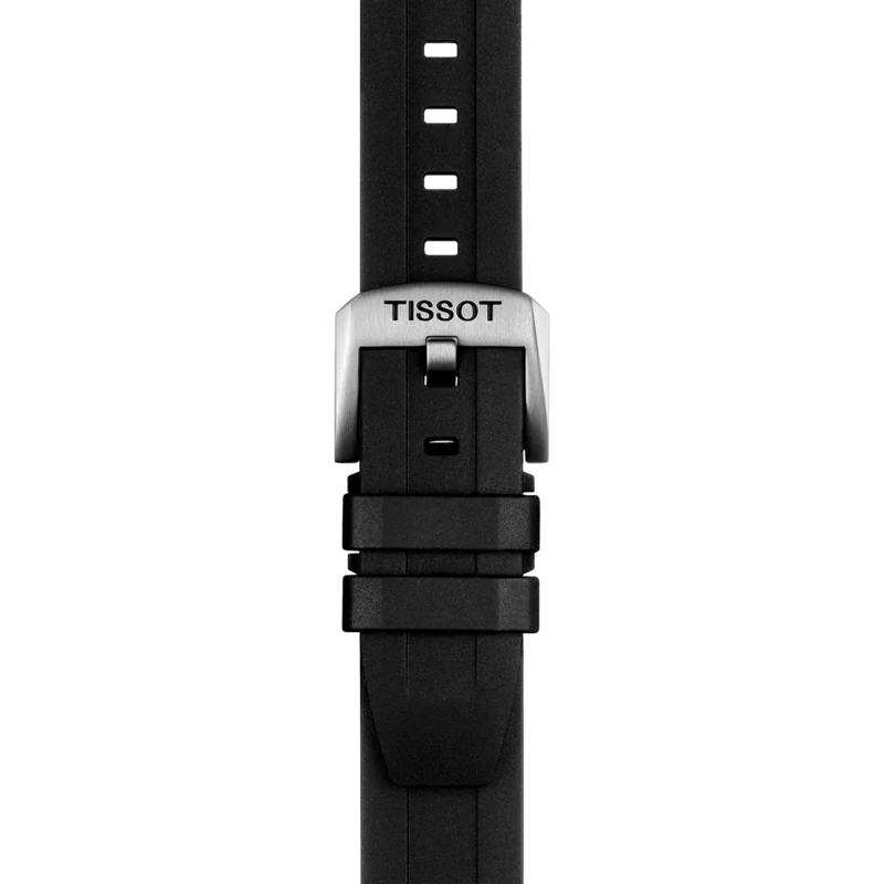 Tissot Official Black Rubber Strap 20 mm