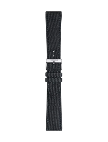 Front view of Tissot αυθεντικό μπλε συνθετικό υφασμάτινο λουράκι πτερύγια 22 mm