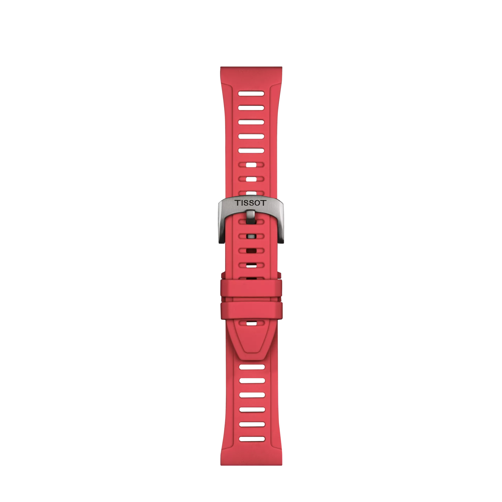 Tissot Official Red Silicone Strap Lugs 21 mm XS