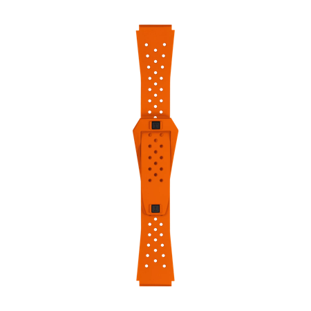 Tissot Official Orange Sideral Rubber Strap