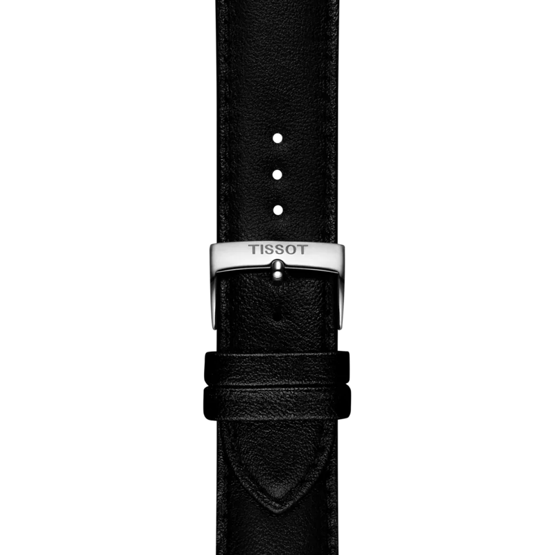 Tissot Official Black Synthetic Strap Lugs 22 mm