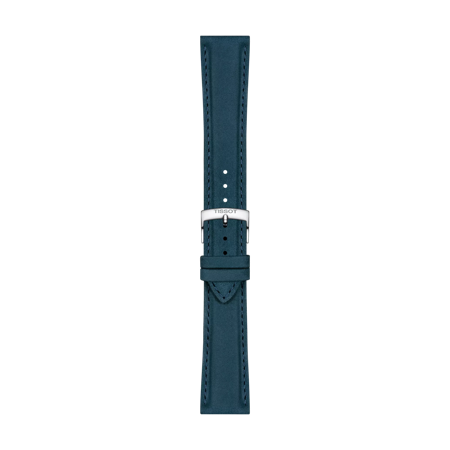 Tissot official blue leather strap lugs 21 mm