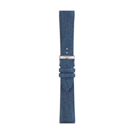 Tissot official blue textile strap lugs 22 mm