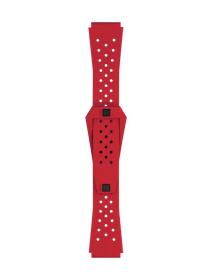 Tissot Official Red Sideral Rubber Strap