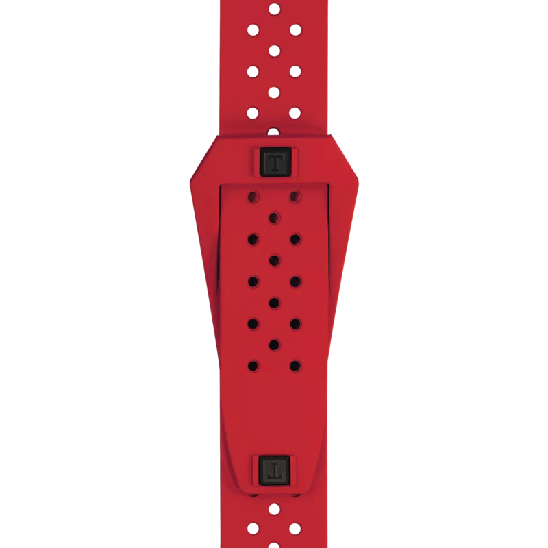 Tissot Official Red Sideral Rubber Strap