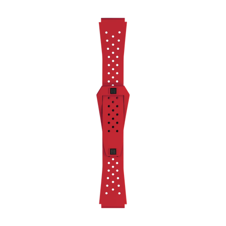 Tissot Official Red Sideral Rubber Strap