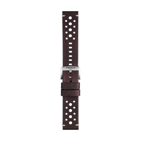 Tissot official brown leather strap lugs 22 mm