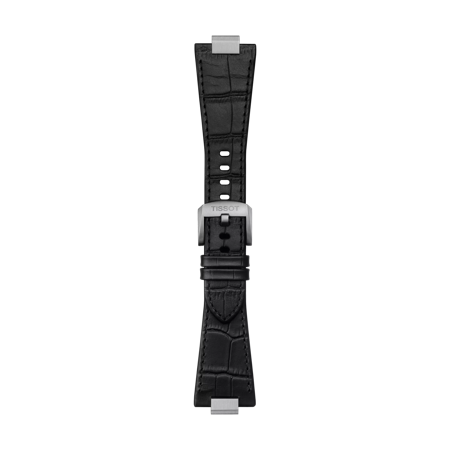 Tissot Official Black PRX 40mm Leather Strap With Steel Endpiece