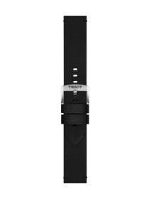 Tissot Official Black Synthetic Strap Lugs 22 mm