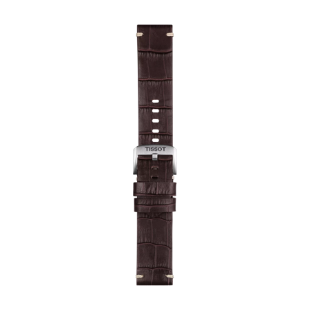 Tissot official brown leather strap lugs 22 mm