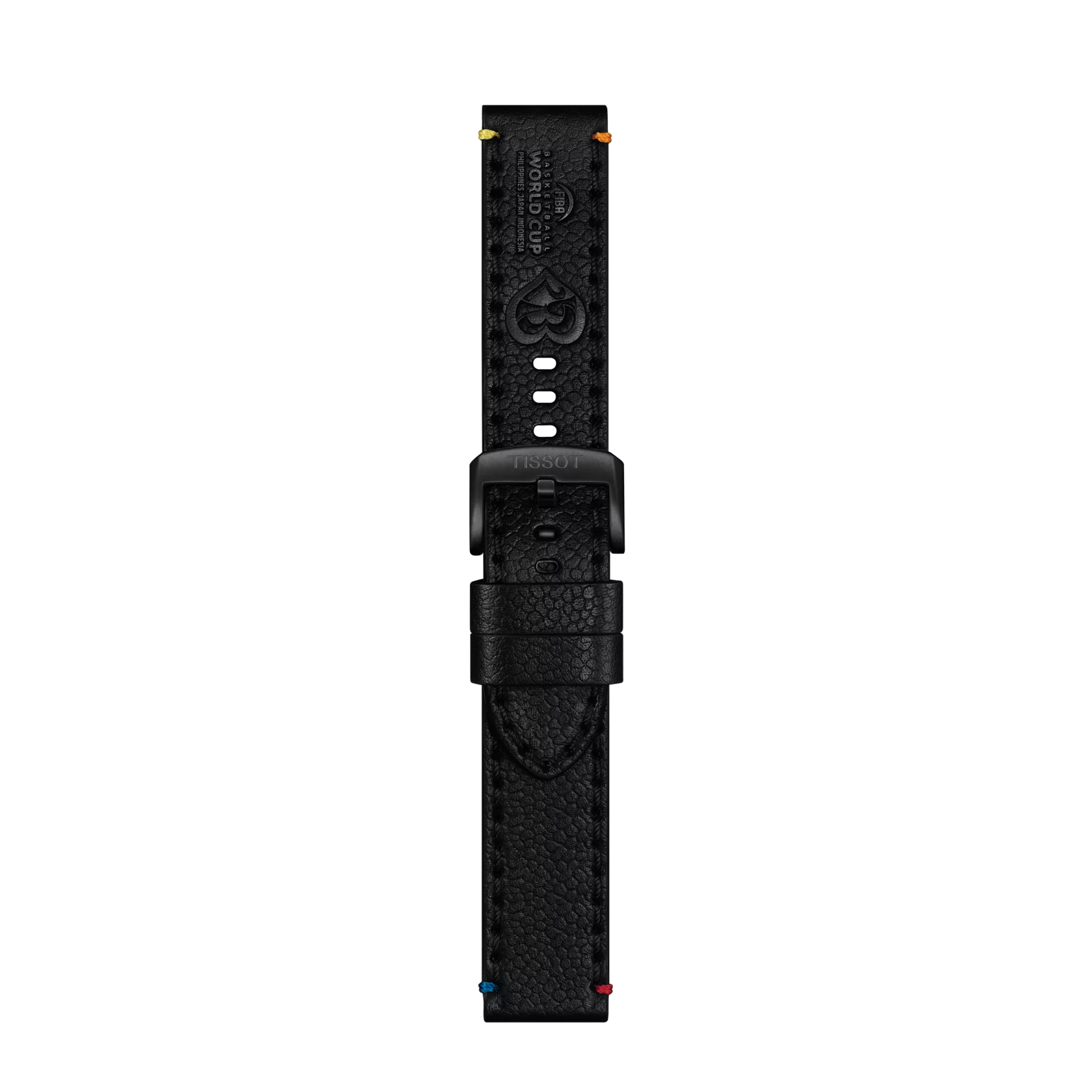 Tissot Official Black Leather Strap Lugs 22 mm