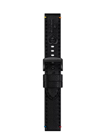 Tissot Official Black Leather Strap Lugs 22 mm