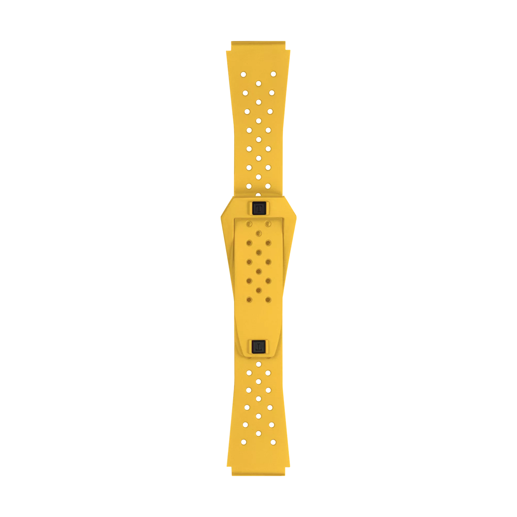 Tissot Official Yellow Sideral Rubber Strap