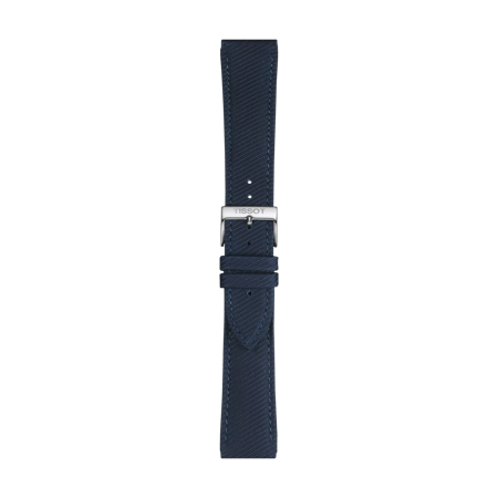 Tissot official blue textile strap lugs 22 mm