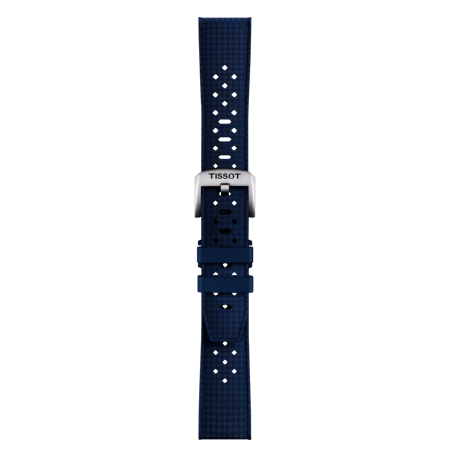 Tissot Official Blue Rubber Strap 20mm