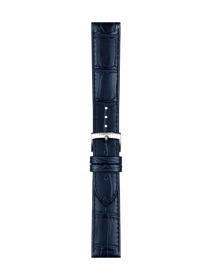 Tissot Official Blue Leather Strap Lugs 20 mm