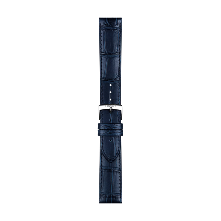 Tissot official blue leather strap lugs 20 mm