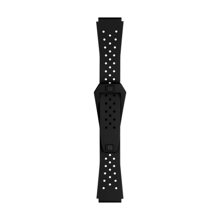 Tissot Official Black Sideral Rubber Strap