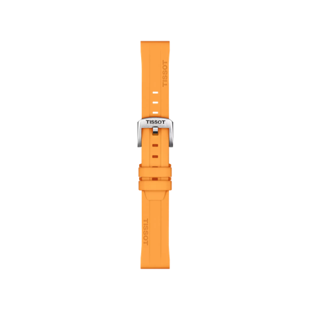 Orginele Tissot Oranje Siliconen Band 18 Mm 