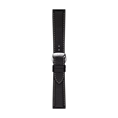 Tissot Official Black Leather Strap Lugs 21 mm