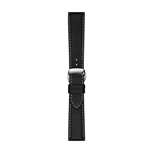 Tissot Official Black Leather Strap Lugs 21 mm | Tissot