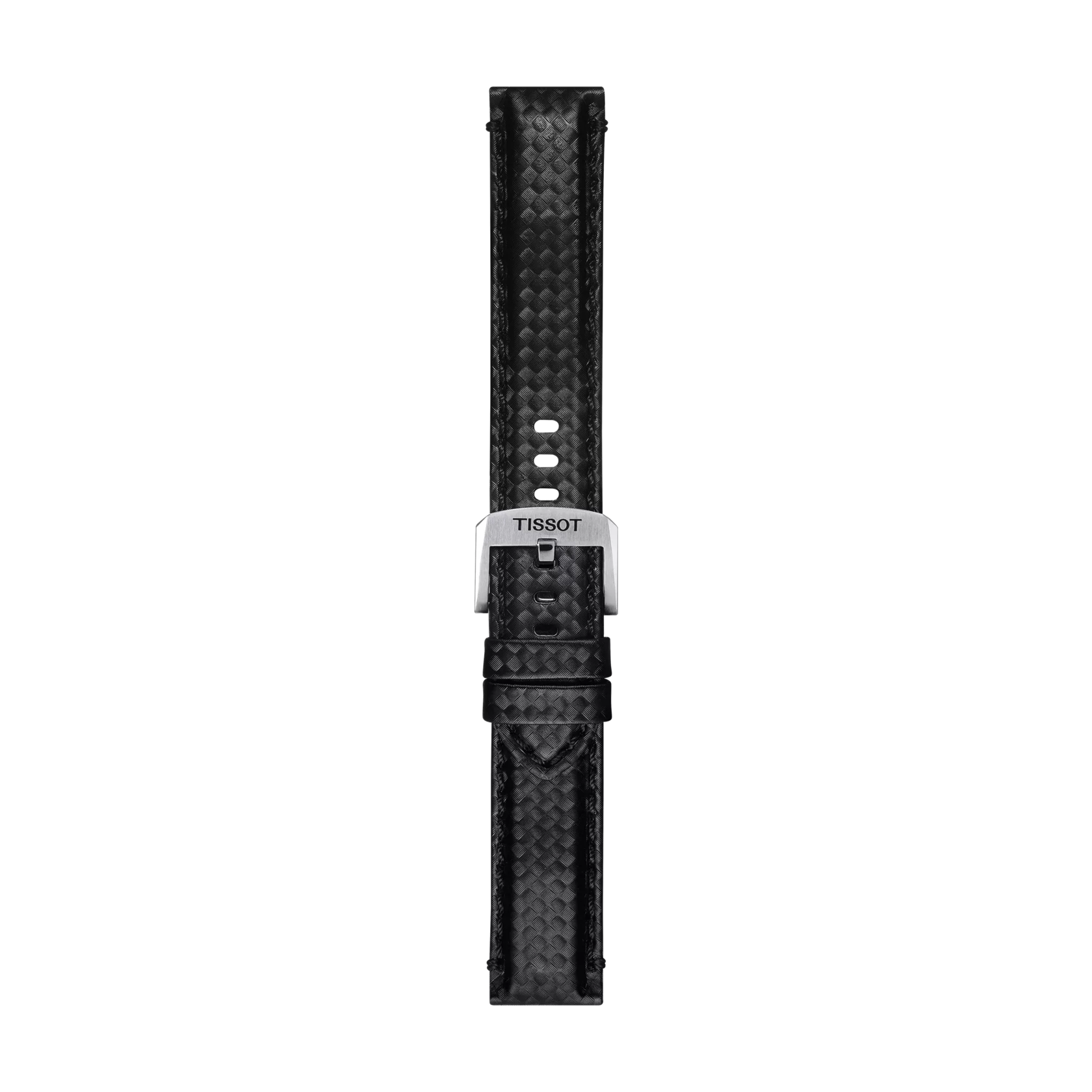 Officiële Tissot zwart textiel band 20 mm